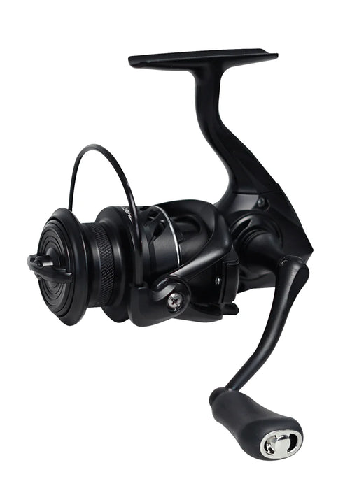SEASIR black spinning fishing reel with extended handle and front spool