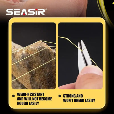 SEASIR Overcast X8 PE Fishing Line 8 Braided Multifilament Japan Quality 100M-300M 15-50LB  Main Line For Big Fish Power Line -  - Cast N Go