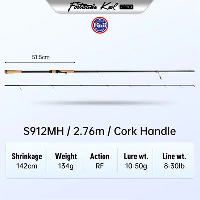 Kingdom Fortitude Keel Pro Carbon Fishing Rod
