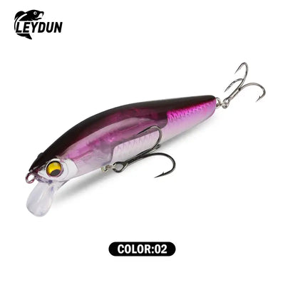 LEYDUN Sinking Sea Bass Fishing Lures Baits 95mm 21g Minnow Lures with Flash Blade Hard lure Good Action Wobblers Tackle Pike -  - Cast N Go