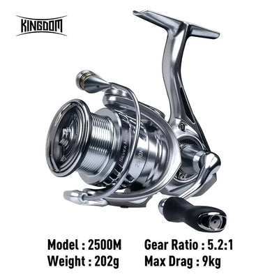 Kingdom Silver Moon Spinning Reel | 1000S 1500M 2500M
