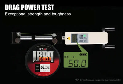 SeaKnight Brand IRON SHIELD Series Never Faded X8 PE Line 300M 150M Double-Layered Coating Multifilament PE Line 17-50LB -  - Cast N Go