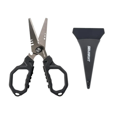 SeaKnight Brand SK003 Fishing Scissor 4CR14 Stainless Steel Titanium Coated Cut PE Line Multifunctional Fishing Tool Accessories -  - Cast N Go