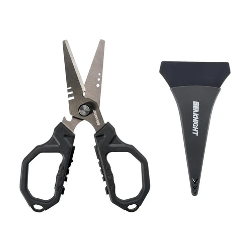 SeaKnight Brand SK003 Fishing Scissor 4CR14 Stainless Steel Titanium Coated Cut PE Line Multifunctional Fishing Tool Accessories -  - Cast N Go