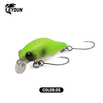 Leydun Puppet Surface Minnow Fishing Lures 30mm 1.5g Floating Shallow Diving Crankbait Fishing Artificial Swimbaits Tackles -  - Cast N Go