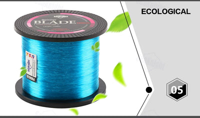 SeaKnight BLADE Nylon Monofilament Line – Japan Material | 1000m | 6–35lb | Black White Blue