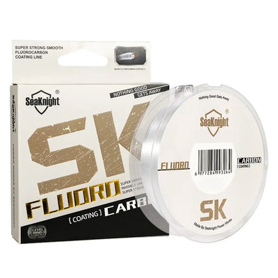 SeaKnight Brand SK Series fishing line 100M/50M 100% Fluorocarbon Coating Fishing Line Fast Sinking Line Stronger 3-100LB -  - Cast N Go