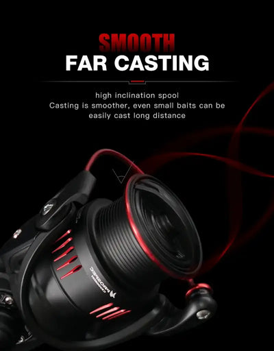 Seasir P-Series Prospec Carbon Fiber Spining Reel 9Kg Max Drag 8+1BB 5.2:1/6.2:1 Freshwater Saltwater Fishing Reel -  - Cast N Go