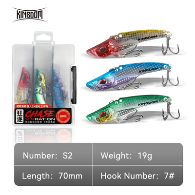 Kingdom 4008 Metal VIB Fishing Lure | 7.5g 11g 15g 19g