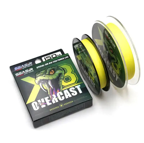 SEASIR Overcast X8 PE Fishing Line 8 Braided Multifilament Japan Quality 100M-300M 15-50LB  Main Line For Big Fish Power Line -  - Cast N Go