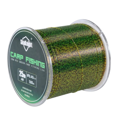 SeaKnight green speckled nylon fishing line spool, 26 lb, 0.40 mm, 500 m