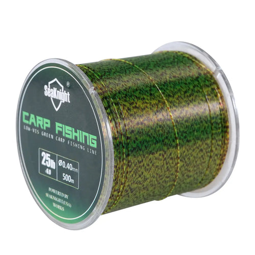 SeaKnight green speckled nylon fishing line spool, 26 lb, 0.40 mm, 500 m