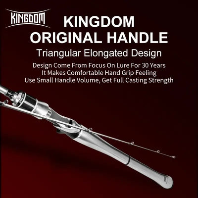 Kingdom Silver Needle II Fast-Action Fishing Rod | 2-Piece