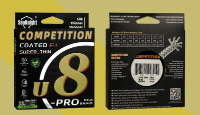 SeaKnight Super Smooth U8 Pro Competitions Fishing Line 150M Seawater-proof UV-proof Si+Coating 8 Weaves Long-Distance PE Line -  - Cast N Go