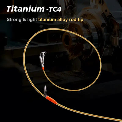 Purelure Titanium-T XUL BFS Lure Rod – TC4 Titanium Tip | Fuji Guides | 5'3" to 7'2" | Trout Bass