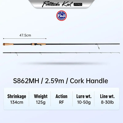 Kingdom Fortitude Keel Pro Carbon Fishing Rod