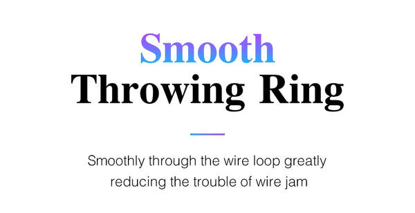 Feature graphic for spinning reel smooth throwing ring design