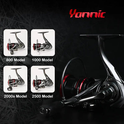 Purelure Yannic Carbon Fibre Spinning Reel 135g – 6.2:1 | Size 800 to 2500 | Ultralight Finesse