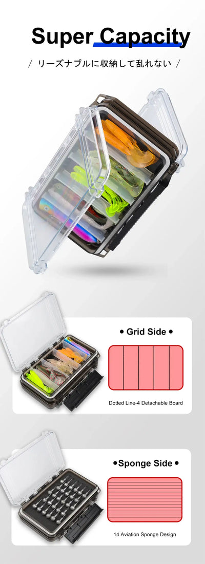 HISTAR Double-Sided Fishing Tackle Box
