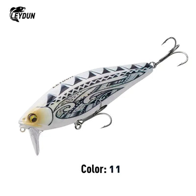 LEYDUN Hot JACK Minnow Fishing Lures 107.7mm 30g Floating Swimming High Quality Hard Baits Noise System Wobblers For Bass Pike -  - Cast N Go