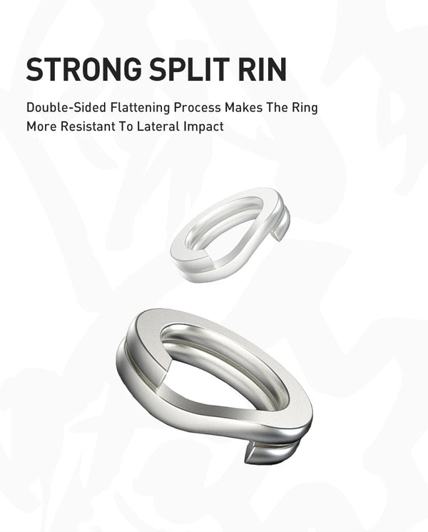 Split ring hardware accessory with split ring loop