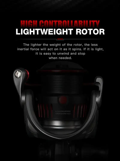 Seasir P-Series Prospec Carbon Fiber Spining Reel 9Kg Max Drag 8+1BB 5.2:1/6.2:1 Freshwater Saltwater Fishing Reel -  - Cast N Go