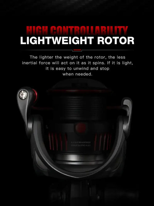 Seasir P-Series Prospec Carbon Fiber Spining Reel 9Kg Max Drag 8+1BB 5.2:1/6.2:1 Freshwater Saltwater Fishing Reel -  - Cast N Go