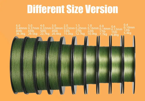 SeaKnight Brand W4 Series Ultra-Thinner 4 Strands Fishing Line 300M 500M Stronger Anti-UV Anti-Saltwater Si+coating Braided Line -  - Cast N Go