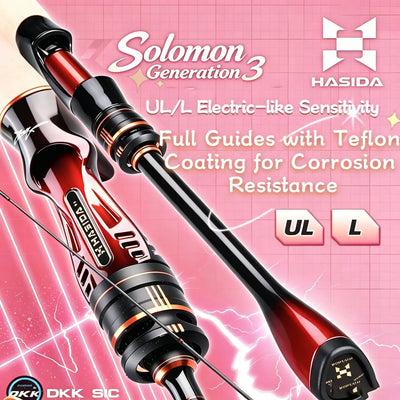 HISTAR Solomon II Carbon Fishing Rod | Spinning & Casting