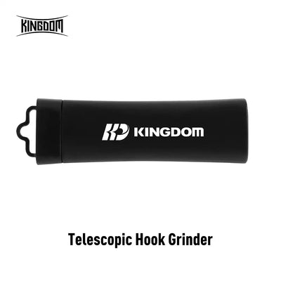 Black telescopic hook grinder tool with KINGDOM logo on barrel
