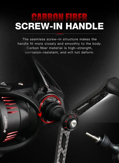 Seasir P-Series Prospec Carbon Fiber Spining Reel 9Kg Max Drag 8+1BB 5.2:1/6.2:1 Freshwater Saltwater Fishing Reel -  - Cast N Go