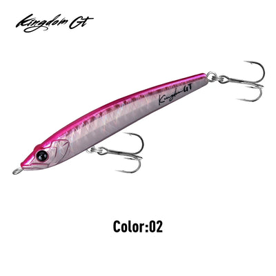 Kingdom GT Picaduo Sinking Pencil – Through Wire | 49g 69g 75g 90g | GT Kingfish Tuna