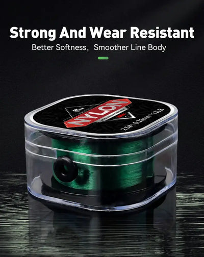 LEYDUN Super Strong Nylon Fishing Line 200m Japan Durable Monofilament Wire Sea Freshwater Main Line Leader Fishing Wire 2-20LB -  - Cast N Go