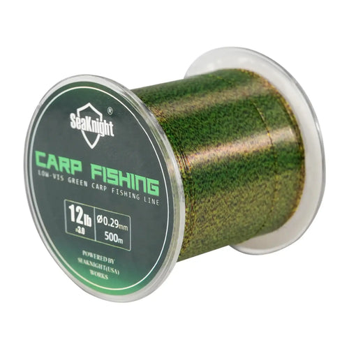SeaKnight green speckled carp line spool, 12 lb, 0.29 mm, 500 m