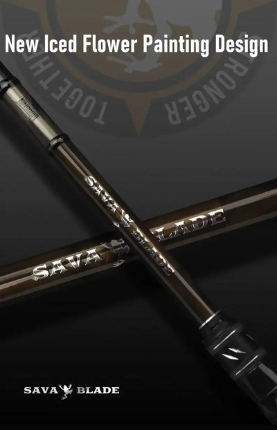 Kingdom Sava Blade Casting Fishing Rod | 2-Piece 30T Carbon