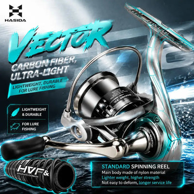 HISTAR Vector Shallow-Spool Spinning Fishing Reel