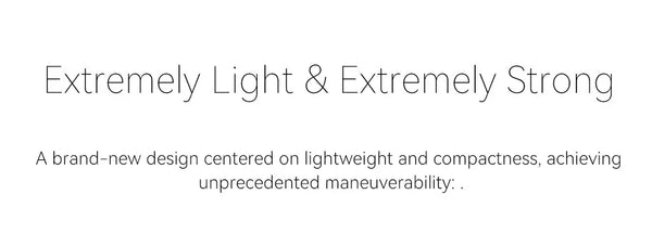 Marketing card: Extremely Light & Extremely Strong for ultralight spinning reel