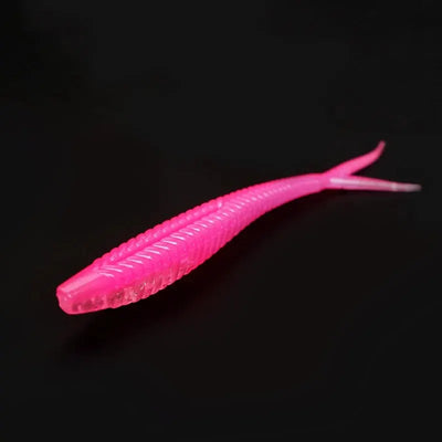 SEASIR 7cm Soft Bait Lure Set – Thread Body | Separate Vibrating Tail | Reflective Sequins | Double Groove Rig | 8 Colours