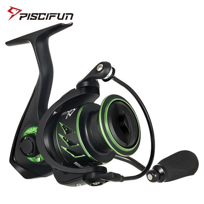 Piscifun Viper X Spinning Reel – 10+1BB | 4–15kg Drag | Graphite Body | 500–5000 Series