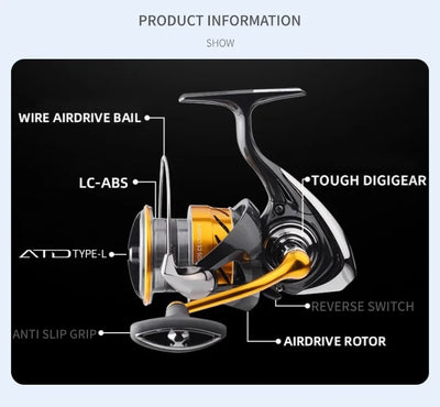 Daiwa Revros CS LT Spinning Reel (2024) – LT Platform | Size 1000 to 6000 | Freshwater Inshore