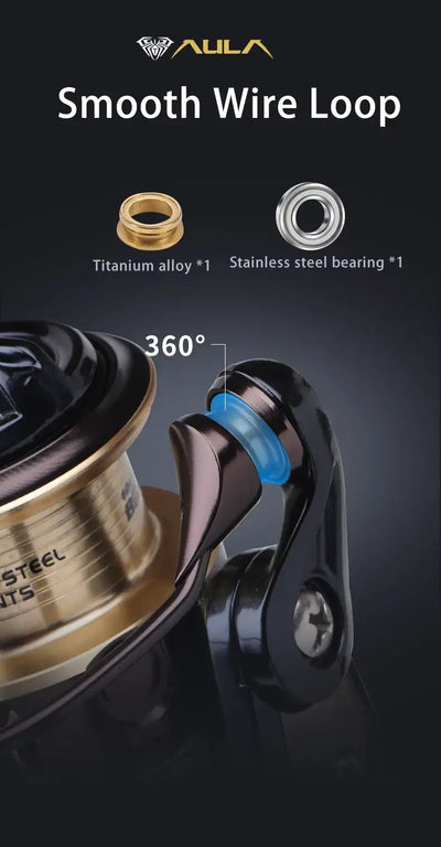 HISTAR AULA & AULA Air Spinning Fishing Reel