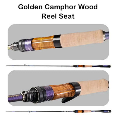 Purelure Zana Premium Lure Rod – Fuji Alconite & SiC | Spinning & Casting | L to H | 6'5" to 7'0"