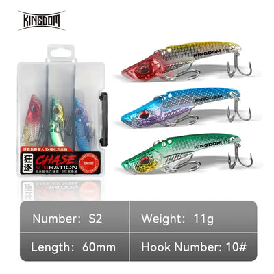 Kingdom 4008 Metal VIB Fishing Lure | 7.5g 11g 15g 19g