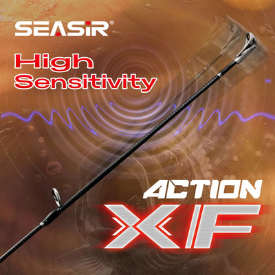 SEASIR Salminus XF Travel Lure Rod – 40T Carbon | FUJI O Guides | 4-Piece | 50cm Packed | Spinning & Casting | L to MH