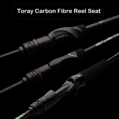 Purelure Zero Ultralight Lure Rod – Toray T1100G | Fuji Alconite | Spinning & Baitcast | UL & L