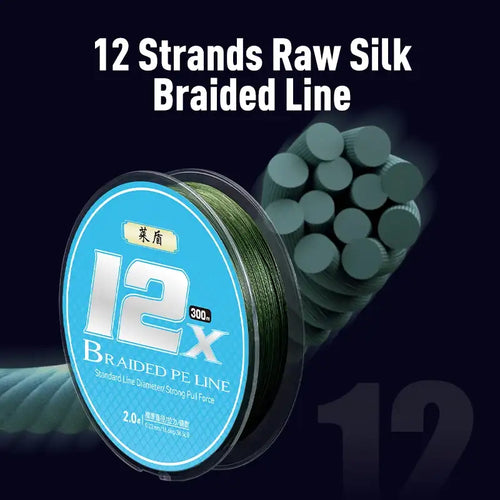 LEYDUN Micro Hot Fishing Lines 12 Strands Braided PE 150m 300m Japan Smooth Multifilament Line Sea Fishing Carp Fly Wire Tool -  - Cast N Go