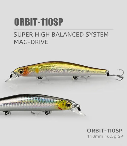 Sunburst yellow minnow fishing lure with treble hooks and metallic scale finish