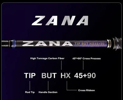 Purelure Zana Premium Lure Rod – Fuji Alconite & SiC | Spinning & Casting | L to H | 6'5" to 7'0"