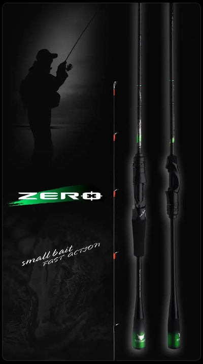 Purelure Zero Ultralight Lure Rod – Toray T1100G | Fuji Alconite | Spinning & Baitcast | UL & L