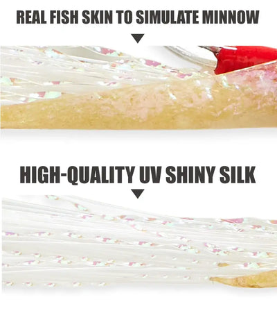 Lureholic 30g ~ 120g Tungsten Jig Slow Falling Hard Bait Fast Sinking Long Casting Metal Jig for Lure Fishig with Hooks -  - Cast N Go